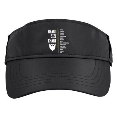 Beard Measurement Chart Beard Length Funny Growth Chart Adult Drive Performance Visor