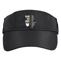 Beard Measurement Chart Beard Length Funny Growth Chart Adult Drive Performance Visor