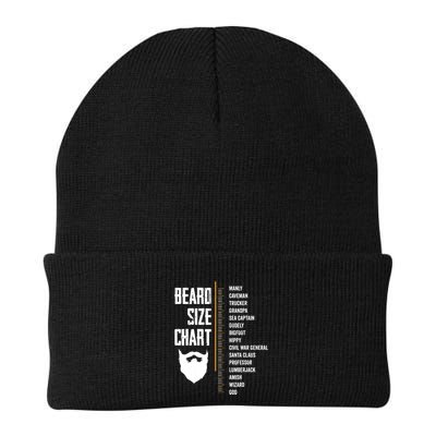 Beard Measurement Chart Beard Length Funny Growth Chart Beanie
