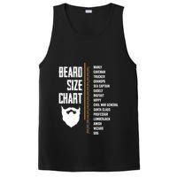 Beard Measurement Chart Beard Length Funny Growth Chart PosiCharge Competitor Tank