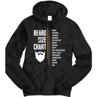 Beard Measurement Chart Beard Length Funny Growth Chart Tie Dye Hoodie