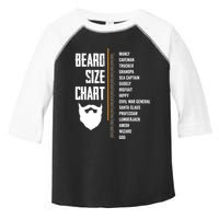 Beard Measurement Chart Beard Length Funny Growth Chart Toddler Fine Jersey T-Shirt