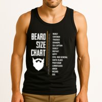 Beard Measurement Chart Beard Length Funny Growth Chart Tank Top