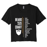 Beard Measurement Chart Beard Length Funny Growth Chart Crop Top