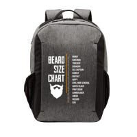 Beard Measurement Chart Beard Length Funny Growth Chart Vector Backpack