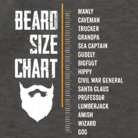Beard Measurement Chart Beard Length Funny Growth Chart Vector Backpack