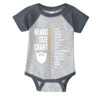 Beard Measurement Chart Beard Length Funny Growth Chart Infant Baby Jersey Bodysuit