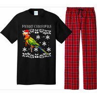 Bird Merry Christmas Ornament Sun Conure Ugly Xmas Pajama Set