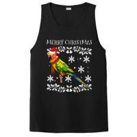 Bird Merry Christmas Ornament Sun Conure Ugly Xmas PosiCharge Competitor Tank