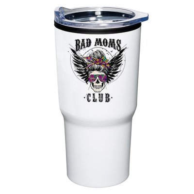 Bad Moms Club Leopard Skull Mom Funny Mom Mother's Day Tumbler