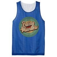 Barry Manilow Circle Retro Vintage Music Mesh Reversible Basketball Jersey Tank