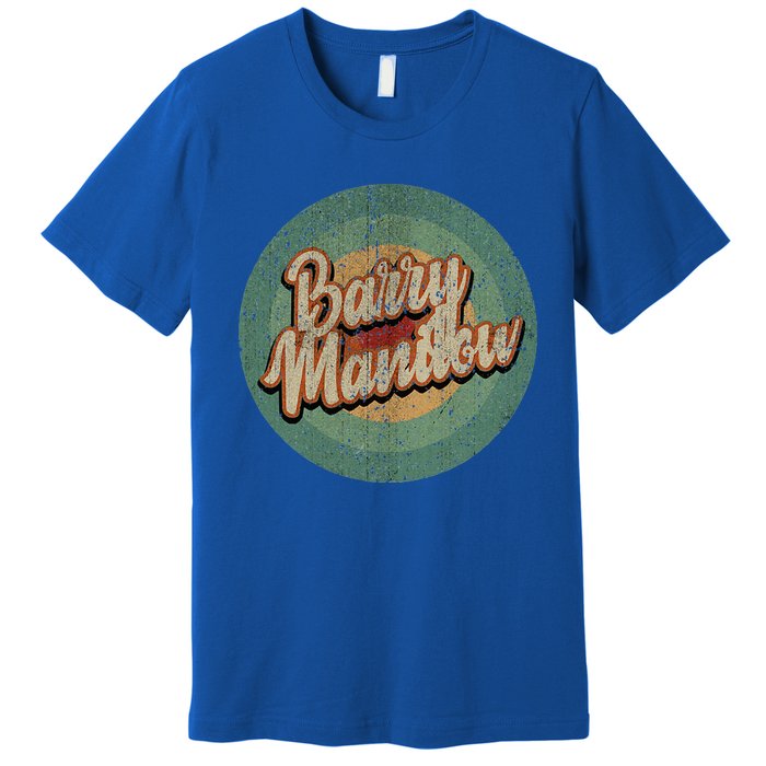 Barry Manilow Circle Retro Vintage Music Premium T-Shirt