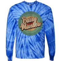 Barry Manilow Circle Retro Vintage Music Tie-Dye Long Sleeve Shirt