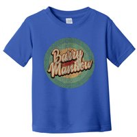 Barry Manilow Circle Retro Vintage Music Toddler T-Shirt