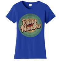 Barry Manilow Circle Retro Vintage Music Women's T-Shirt