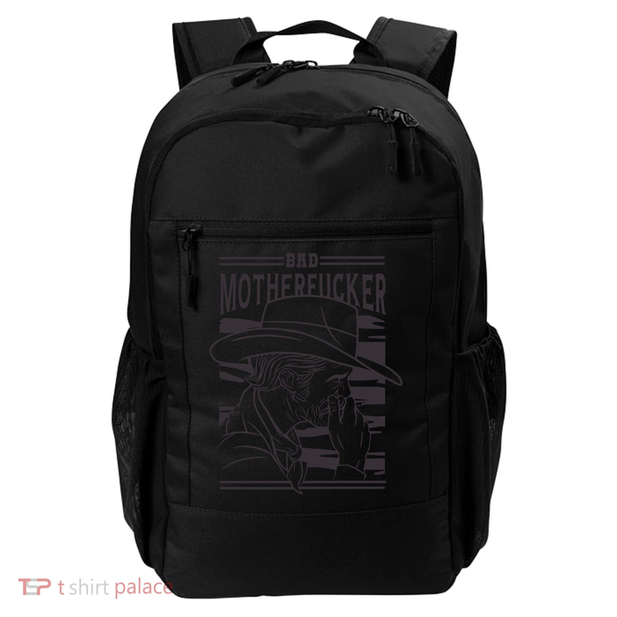 Bad Motherfucker Cowboy Daily Commute Backpack