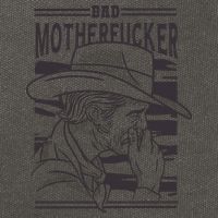 Bad Motherfucker Cowboy Cotton Canvas Backpack
