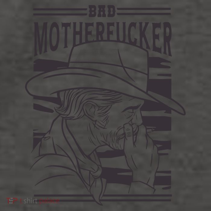 Bad Motherfucker Cowboy Vector Backpack