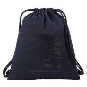 Bad Motherfucker Cowboy Drawstring Bag