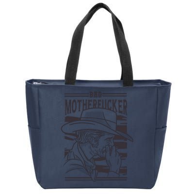 Bad Motherfucker Cowboy Zip Tote Bag