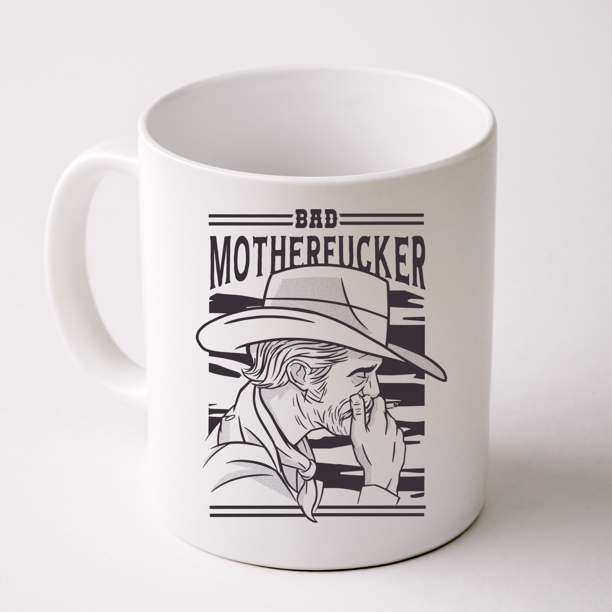 Bad Motherfucker Cowboy Mug