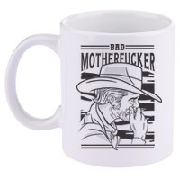 Bad Motherfucker Cowboy 11oz C Handle Ceramic Mug