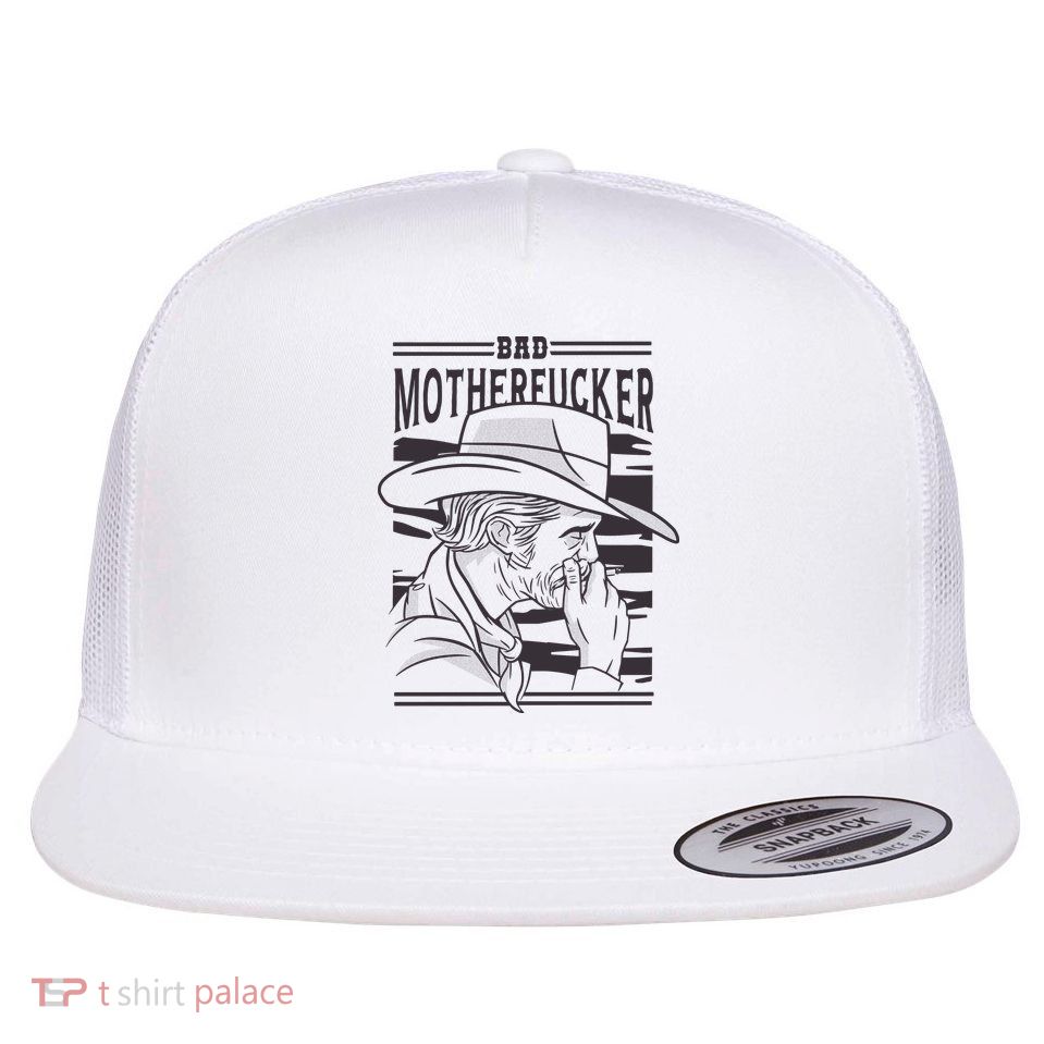 Bad Motherfucker Cowboy Flatbill Hat