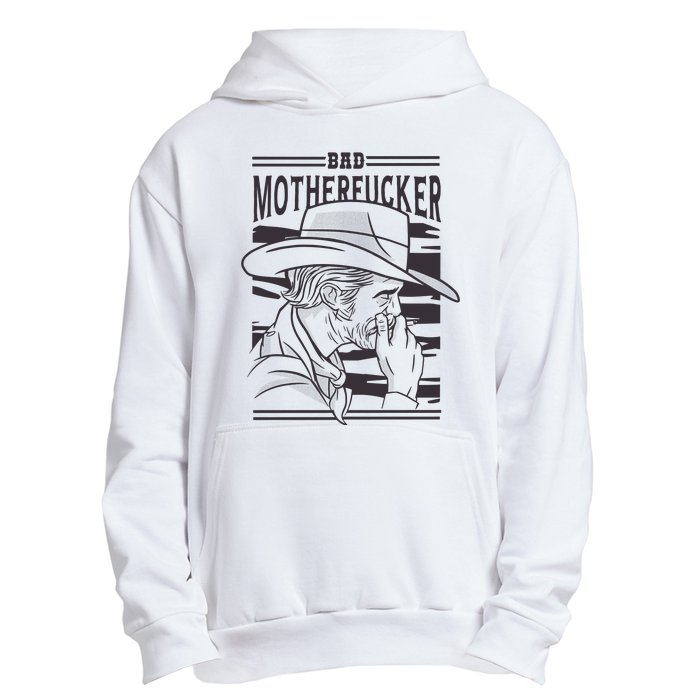 Bad Motherfucker Cowboy Urban Pullover Hoodie