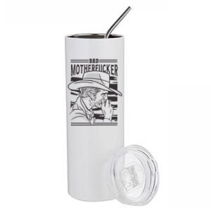 Bad Motherfucker Cowboy Stainless Steel Tumbler