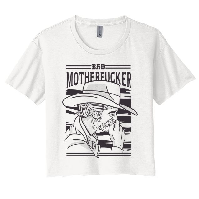 Bad Motherfucker Cowboy Crop Top