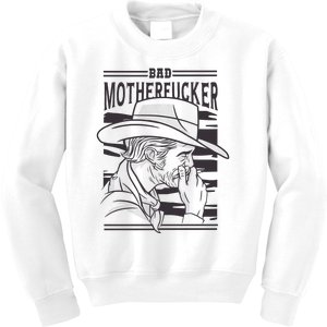 Bad Motherfucker Cowboy Kids Sweatshirt