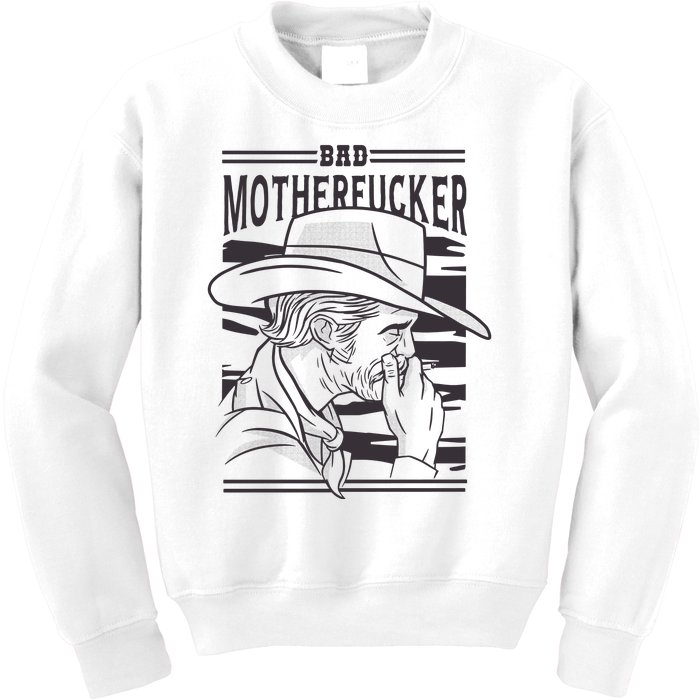 Bad Motherfucker Cowboy Kids Sweatshirt