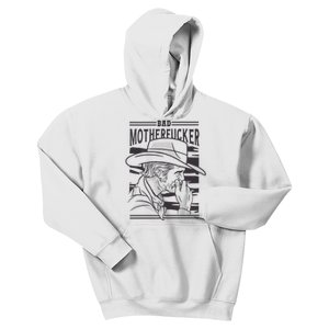 Bad Motherfucker Cowboy Kids Hoodie