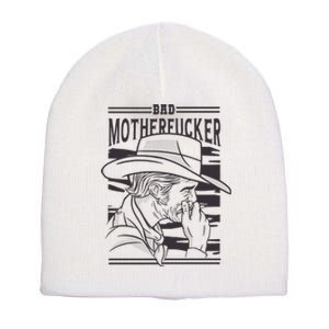 Bad Motherfucker Cowboy Short Acrylic Beanie