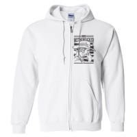 Bad Motherfucker Cowboy Full Zip Hoodie