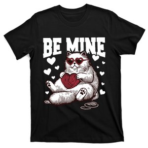 Be Mine Cat Valentine Cat Lover Gift T-Shirt