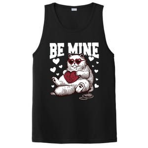 Be Mine Cat Valentine Cat Lover Gift PosiCharge Competitor Tank