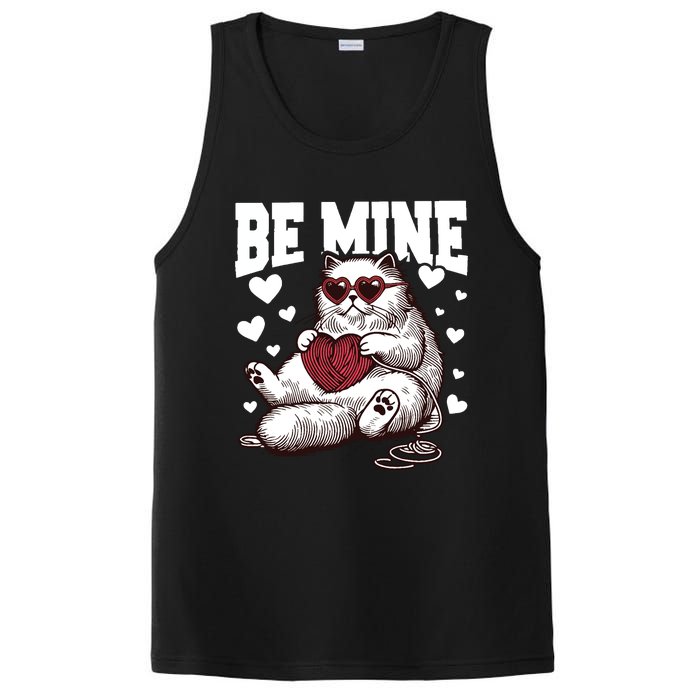 Be Mine Cat Valentine Cat Lover Gift PosiCharge Competitor Tank