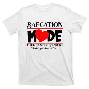 BAECATION MODE Couples Vacation T-Shirt