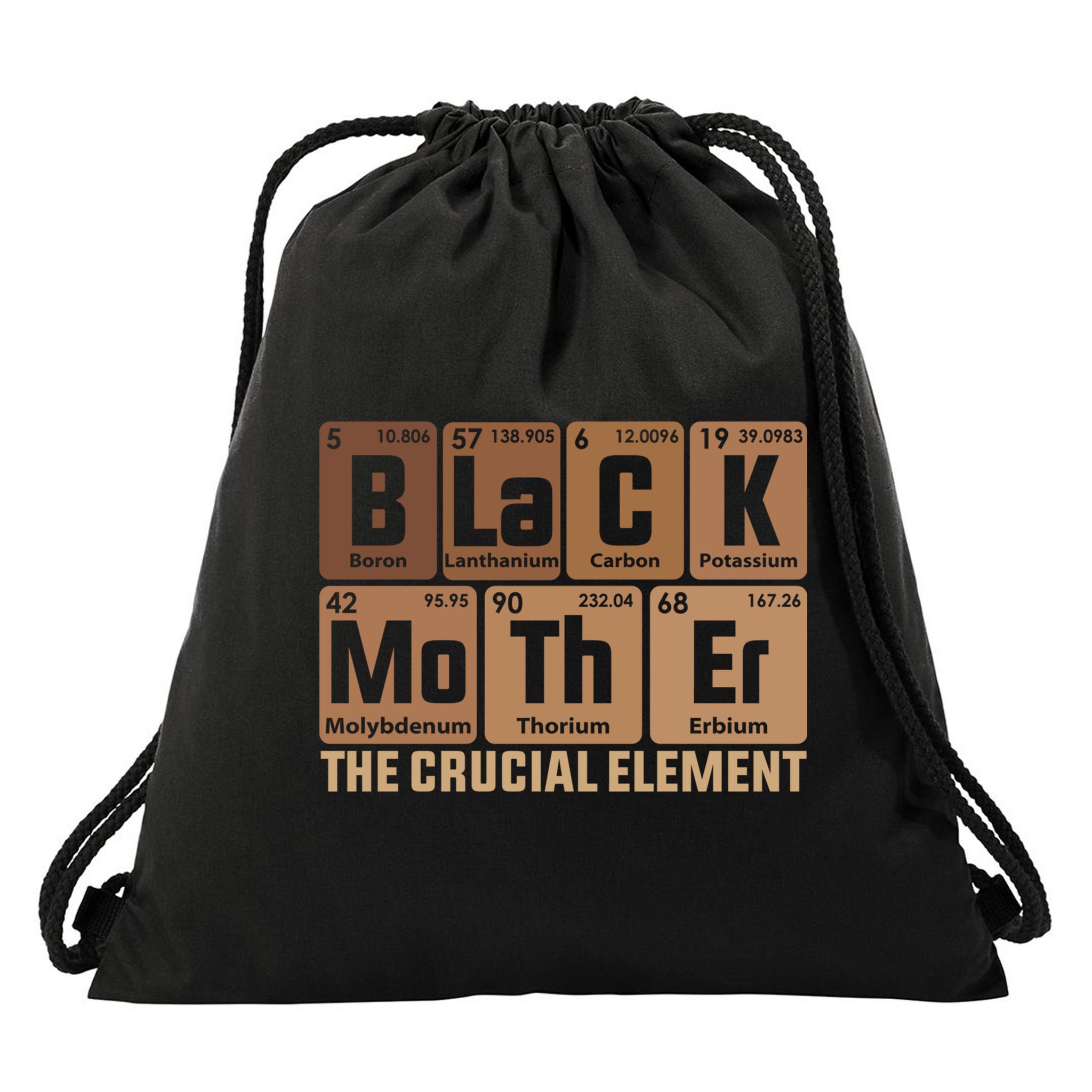 Black Mother Crucial Elet MotherS Day Funny Black Mom Great Gift Drawstring Bag