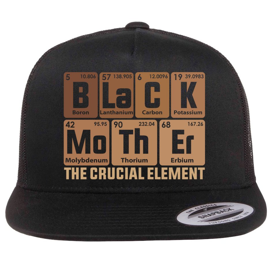 Black Mother Crucial Elet MotherS Day Funny Black Mom Great Gift Flat Bill Trucker Hat