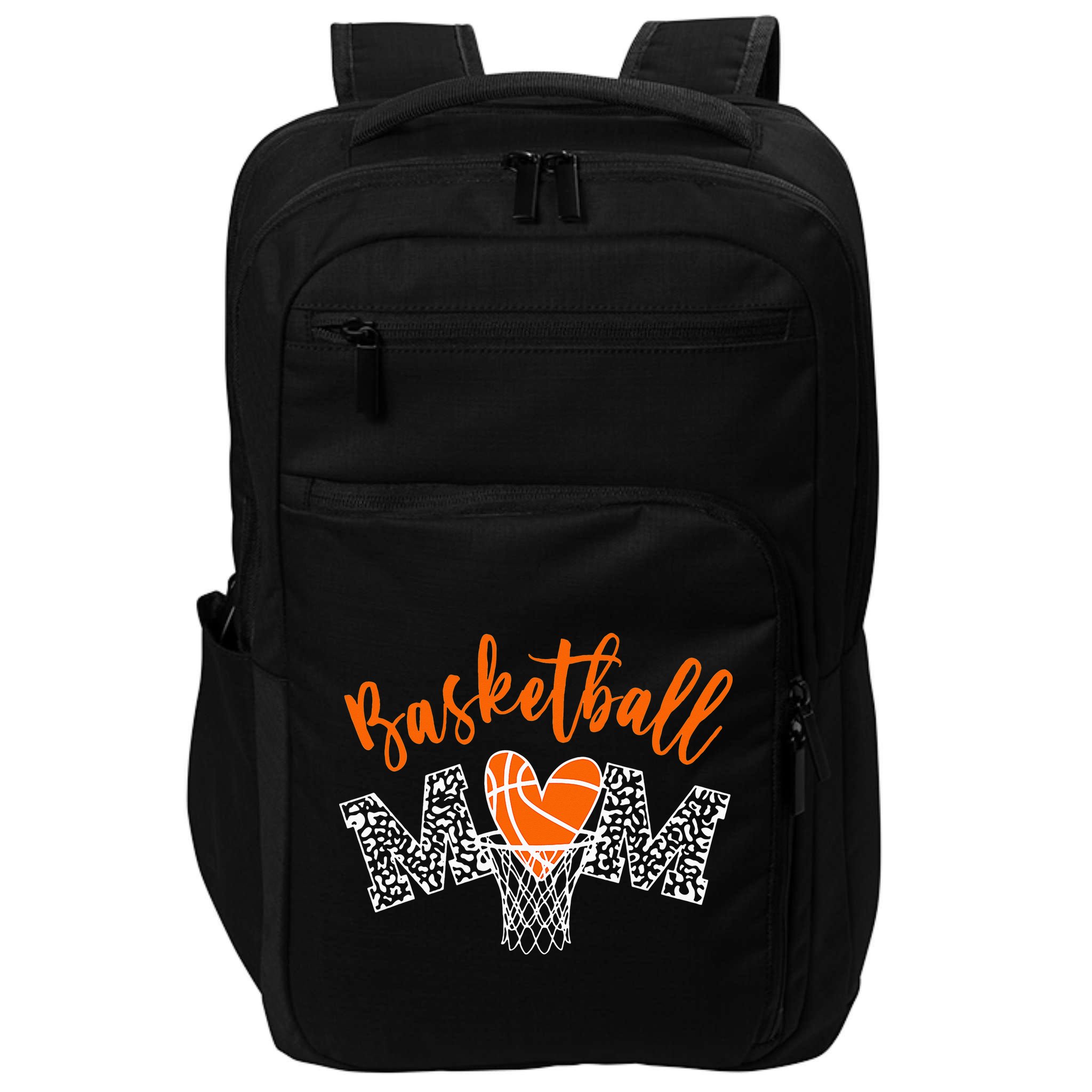Basketball Mom Cute Novelty Distressed Impact Tech Backpack