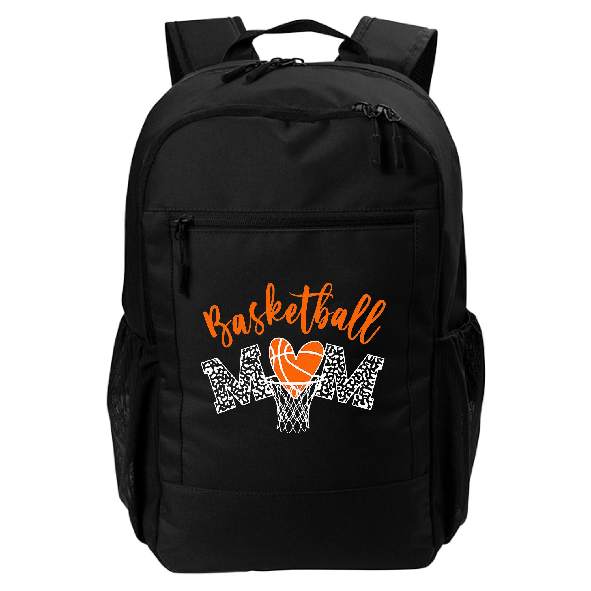 Basketball Mom Cute Novelty Distressed Backpack