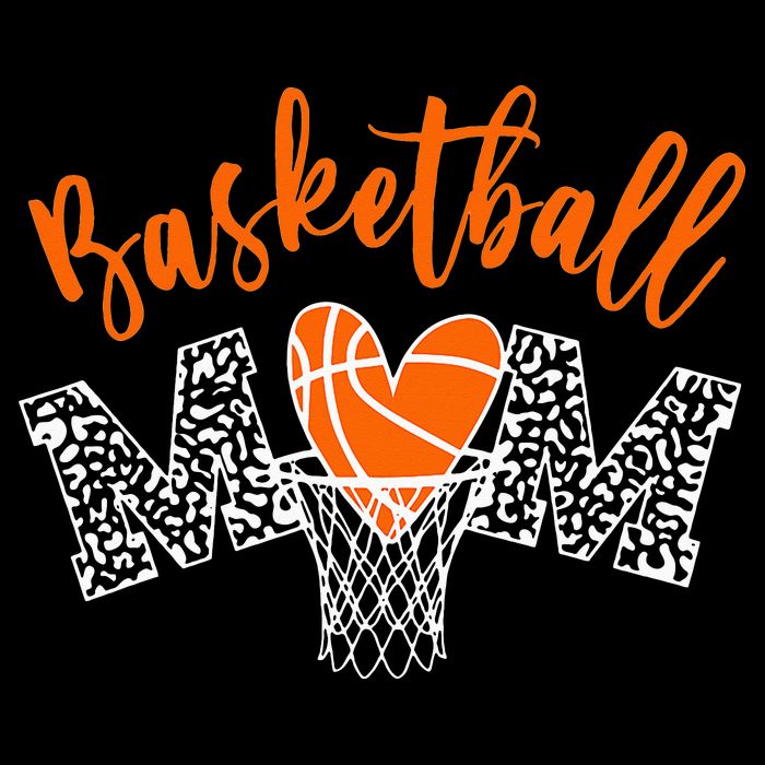 Basketball Mom Cute Novelty Distressed Drawstring Bag