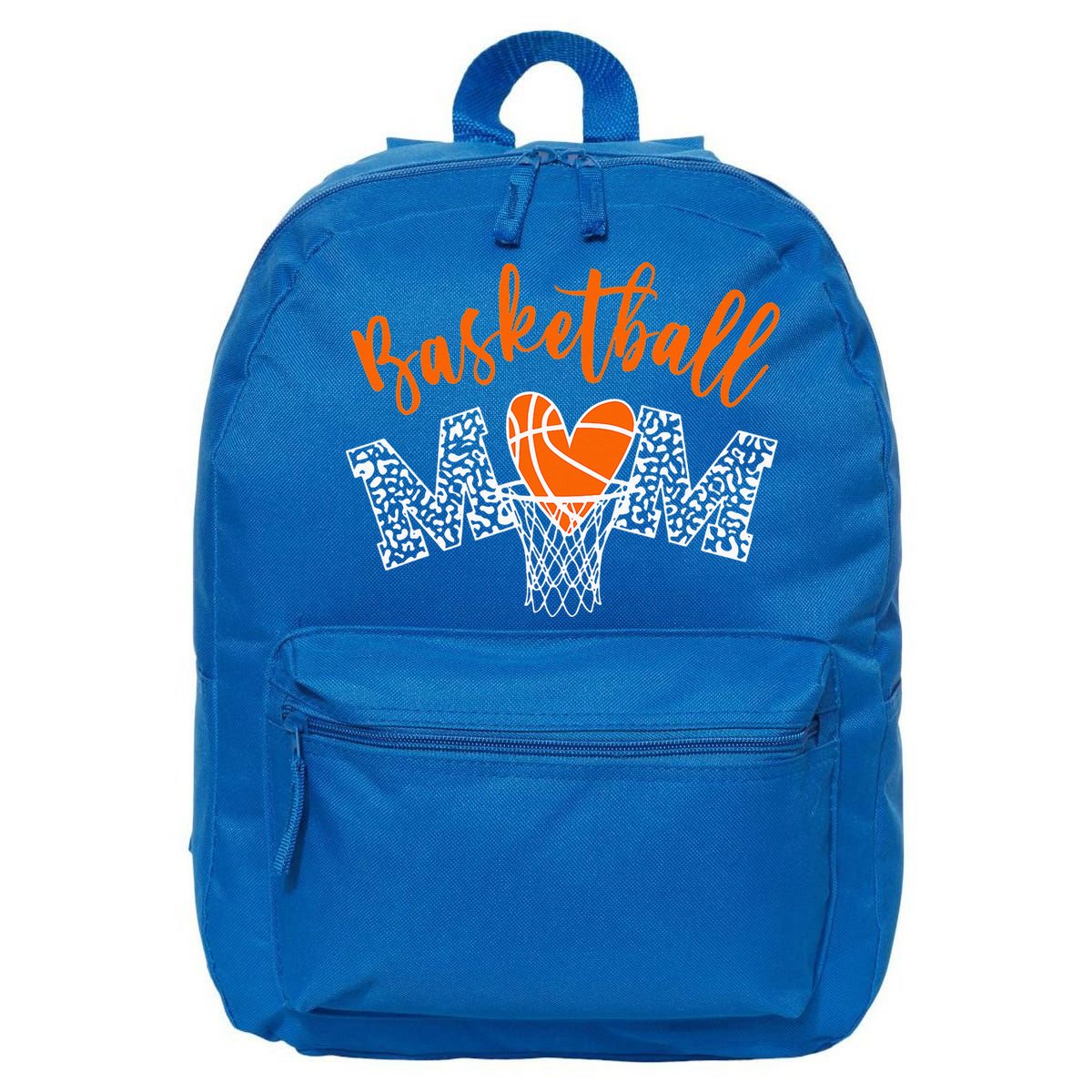 Basketball Mom Cute Novelty Distressed 16 in Basic Backpack