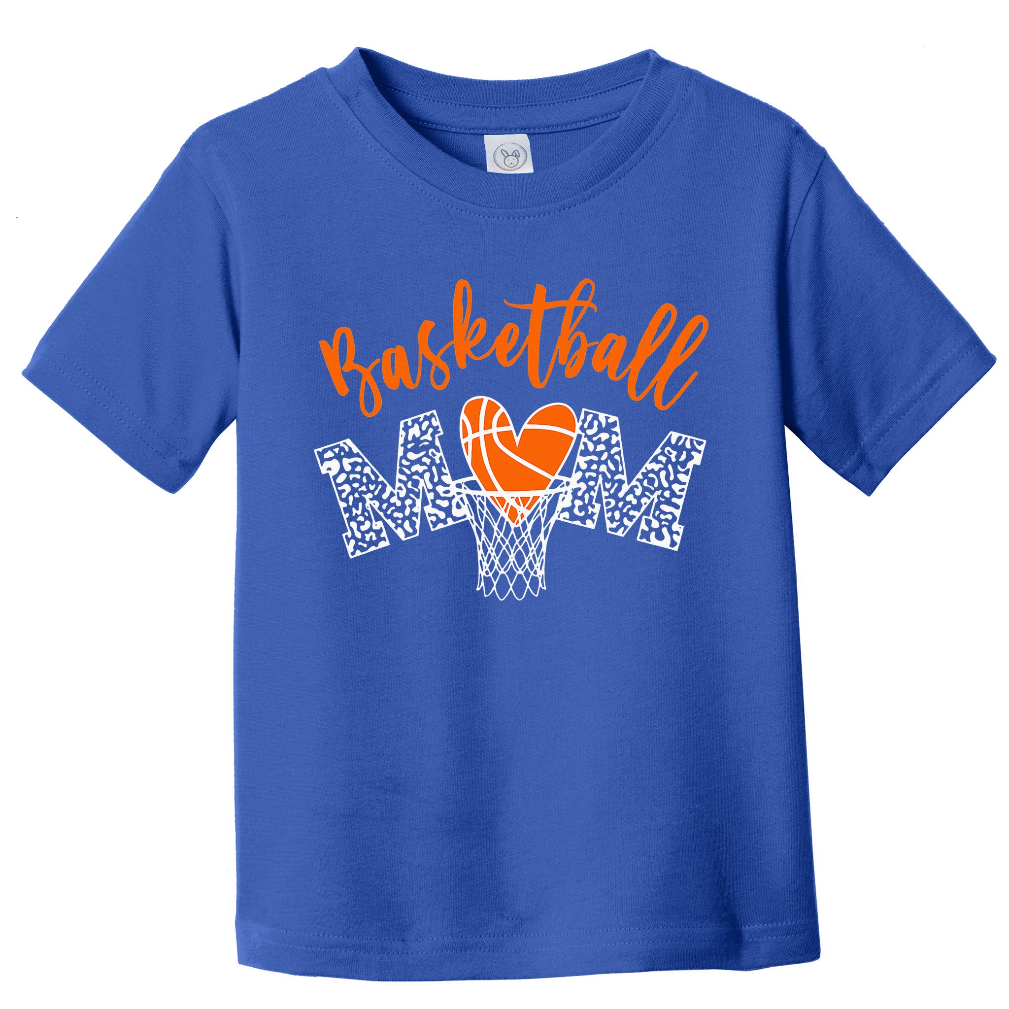 Basketball Mom Cute Novelty Distressed Toddler T-Shirt