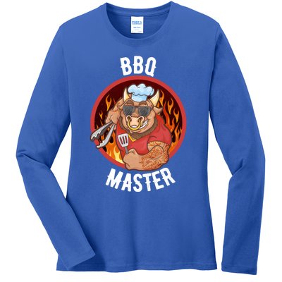 Bbq Master Cool Gift Ladies Long Sleeve Shirt