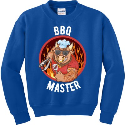 Bbq Master Cool Gift Kids Sweatshirt