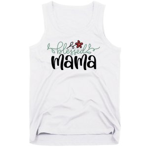 Blessed Mama Cute Gift For Mom Tank Top