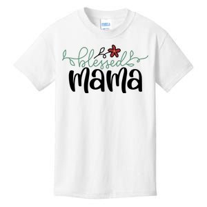 Blessed Mama Cute Gift For Mom Kids T-Shirt